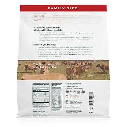 Natural Force Grass Fed Organic Whey Protein Powder – Non GMO Verified, Humane Natural ForceUS supplements
