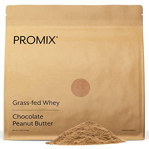 Promix Whey Protein Powder, Chocolate Peanut Butter - 2.5lb Bulk - Grass-Fed & 100% ProMix NutritionUS supplements