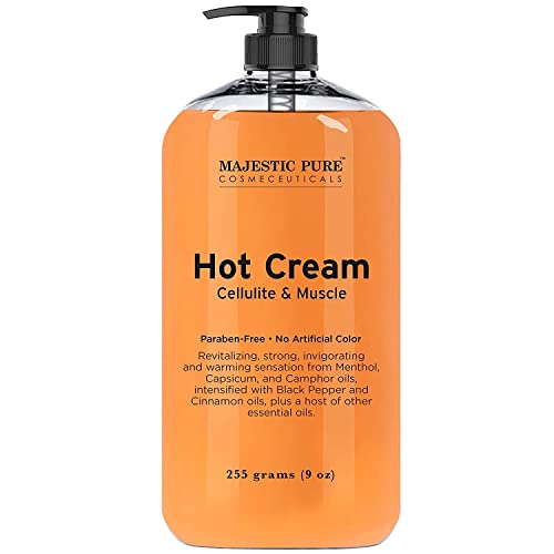 MAJESTIC PURE Hot Cream | Skin Tightening Sweat Cream, Cellulite Cream for Thighs MAJESTIC PUREAu supplements