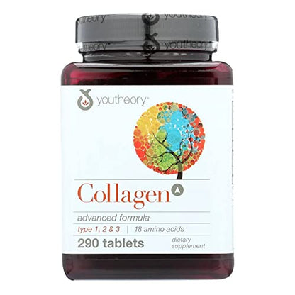 YOUTHEORY Collagen - Advanced Formula 290 Tablets YouTheoryUS supplements