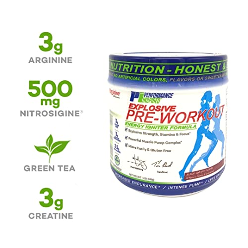 PERFORMANCE INSPIRED Nutrition Pre-Workout Powder - Contains Citrulline - Nitrosigine PERFORMANCE INSPIREDAu supplements