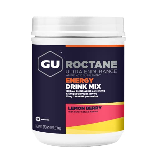 GU Energy Roctane Ultra Endurance Energy Drink Mix, Lemon Berry, 1.72 lb GU EnergyUS supplements