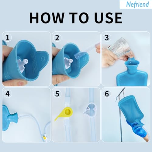 Nefriend-2L Enema Bag - Colon Cleanse - Constipation Relief - Vaginal Cleanse - Men's Health Msupps.comAu supplements