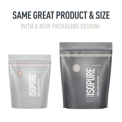 Isopure Protein Powder, Zero Carb Whey Isolate, Gluten Free, Lactose Free, 25g Protein IsopureUS supplements