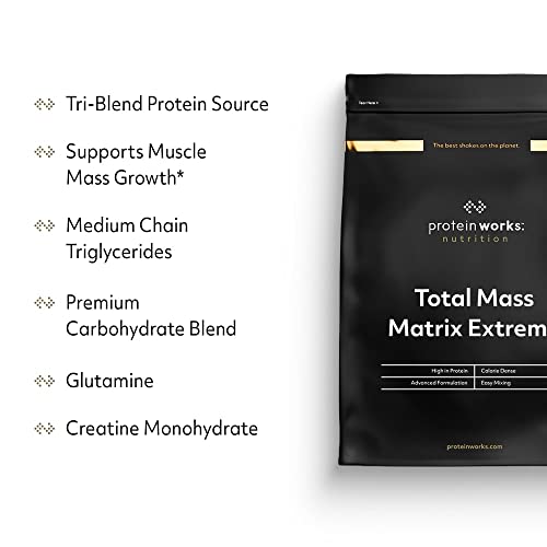 Protein Works - Total Mass Matrix Extreme Mass Gainer | High Calorie Protein Powder Protein WorksAu supplements