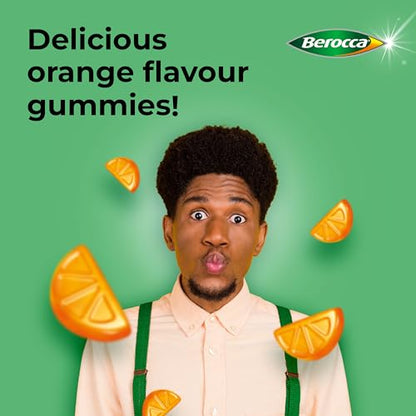 Berocca Immuno Gummy Vitamins, Orange Flavour, Bursting with Immune System BeroccaUS supplements