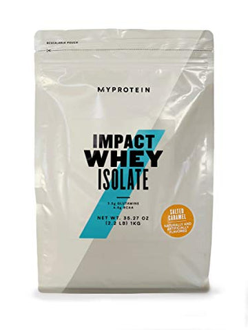 Myprotein Impact Whey Isolate Protein Powder (Caramel, 2.2 Pound (Pack of 1)) MyproteinUS supplements