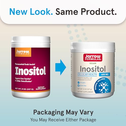 Jarrow Formulas Inositol 600 mg, Dietary Supplement for Cellular Health Support, 8 oz Jarrow FormulasUS supplements