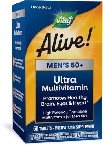 Nature's Way Alive! Men’s 50+ Daily Ultra Potency Complete Multivitamin Nature's WayUS supplements