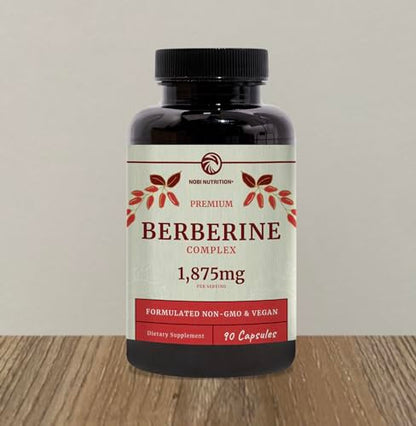 Berberine HCL 1500mg for Weight Management | Botanical Keto Inducing Berberine Supplement Nobi NutritionUS supplements