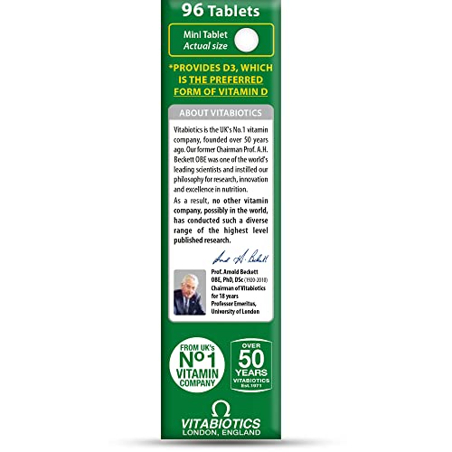 Vitabiotics Ultra Vitamin D Tablets 2000IU Extra Strength - 96 Count ( Pack of 1) Vitabiotics UltraUS supplements