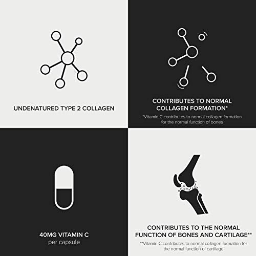 Bulk UC II Collagen Capsules, 40 mg, Pack of 60, Packaging May Vary BulkAu supplements