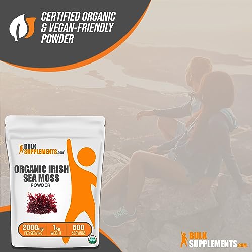 BULKSUPPLEMENTS.COM Organic Irish Sea Moss Powder - Sea Moss Supplement BULKSUPPLEMENTS.COMUS supplements
