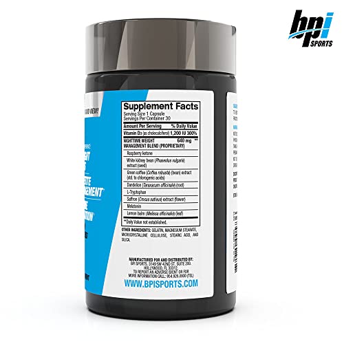 BPI Sports Nite burn – Nighttime Fat Burner & Sleep Support – Keto-Friendly – Weight Loss BPI SportsAu supplements
