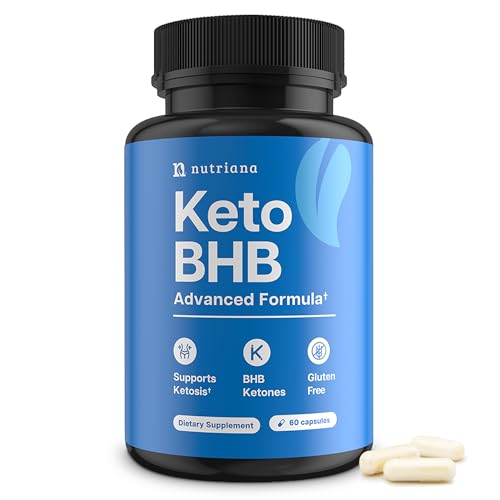 Keto BHB Exogenous Ketones for Men & Women - Keto Supplements for Mental Clarity NutrianaUS supplements