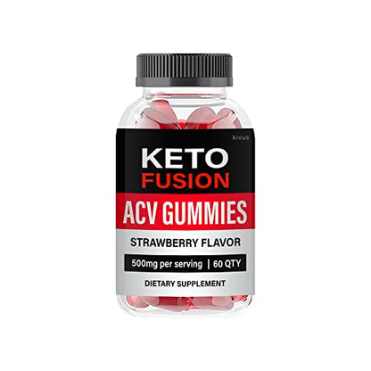 kivus Keto Fusion Gummies - Keto Fusion ACV Gummies (Single, 60 Gummies) kivusUS supplements