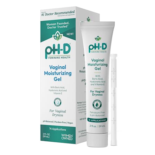 Boric Acid Moisturizing Vaginal Gel with Hyaluronic Acid, Vitamin E for Vaginal Dryness by pH-D pH-D Feminine Health SupportAu supplements