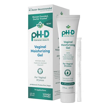 Boric Acid Moisturizing Vaginal Gel with Hyaluronic Acid, Vitamin E for Vaginal Dryness by pH-D pH-D Feminine Health SupportAu supplements