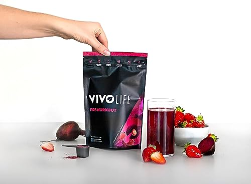 Vivo life - Pre-Workout Energy Drink Supplement, Improve Performance, Guarana Natural Vivo lifeAu supplements