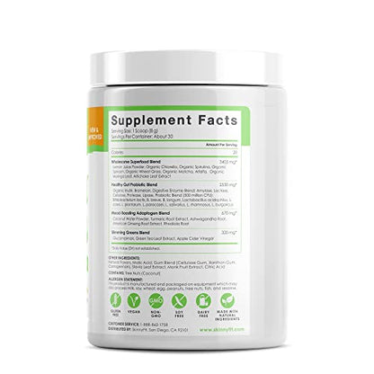 SkinnyFit Mango Splash Skinny Greens, Green Juice Superfood Powder, Natural Energy SkinnyFitUS supplements