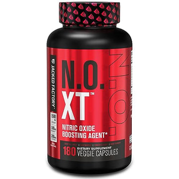 Jacked Factory N.O. XT Nitric Oxide Supplement with Nitrosigine L Arginine, L Citrulline Jacked FactoryUS supplements