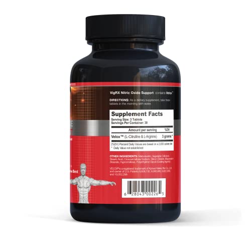 VigRx Nitric Oxide Support Velox Tablets (1) Heath SecretUS supplements