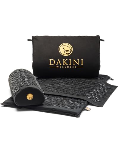 Acupressure Mat and Pillow Set with Extra Mini Accupressure Massage Mat - Organic Cotton DakiniAu supplements