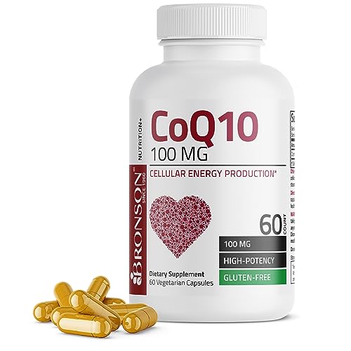 Bronson CoQ10 100 MG High Potency Cellular Energy Production, 60 Vegetarian Capsules BronsonUS supplements