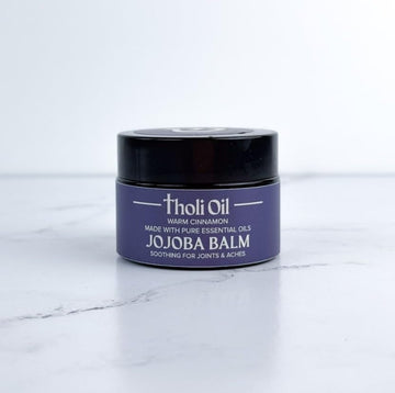 tHOli Plantar Fasciitis Relief Balm – Jojoba Cream with Cinnamon, Cassia, Spikenard & Hyssop – Soothes Heels, Supports Joints & Skin Repair (1oz) Tholi OilAu supplements