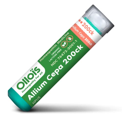 OLLOIS Allium Cepa 200ck Organic & Lactose-Free Homeopathic Medicine, 80 Pellets (Pack of 1) OLLOÏSAu supplements