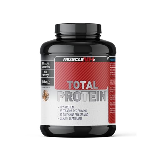 Muscle Nh2 Total Protein, Whey Protein Powder with Creatine Monohydrate and Glutamine Muscle Growth MuscleNh2Au supplements