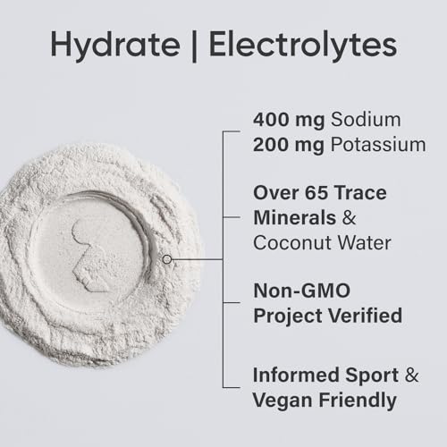 Sports Research Hydrate Electrolytes Powder Packets - Sugar-Free & Naturally Flavored Sports ResearchUS supplements