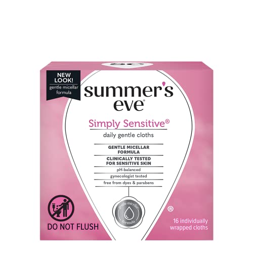 Summer's Eve Cleansing Cloth Simply Sensitive, 3 Count Summer's EveAu supplements