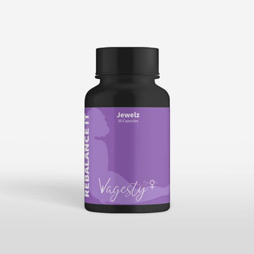 Vagesty Jewelz boric Acid Vaginal Suppositories, 100% Pure boric Acid, rebalance Vaginal pH VagestyAu supplements