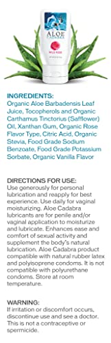 Aloe Cadabra Natural Organic Personal Lubricant and Vaginal Moisturizer, Wild Rose, 2.5 Ounce Aloe CadabraAu supplements