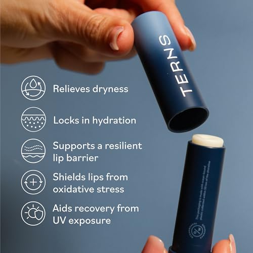 TERNS Everyday Lip Balm | Hyaluronic Acid + Baobab & Meadowfoam Oils, Algae-Powered Sirenas Complex OS, Refreshing Mint, Non-Sticky Cushion Glide, Cruelty-Free TERNSAu supplements