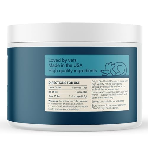 Reggie Dental Powder for Dogs | Reduce Bad Breath in 7 Days, Plaque & Tartar Control | Natural Dog Dental Supplement | Postbiotic Formula with Organic Kelp | Vet-Approved & Made in USA | 60 Servings ReggieAu supplements
