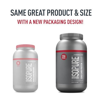 Isopure Protein Powder, Zero Carb Whey Isolate with Vitamin C & Zinc for Immune Support IsopureUS supplements