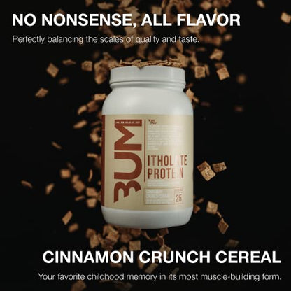 RAW Whey Isolate Protein Powder, Cinnamon Crunch (CBUM Itholate Protein) - 100% Grass RAWUS supplements