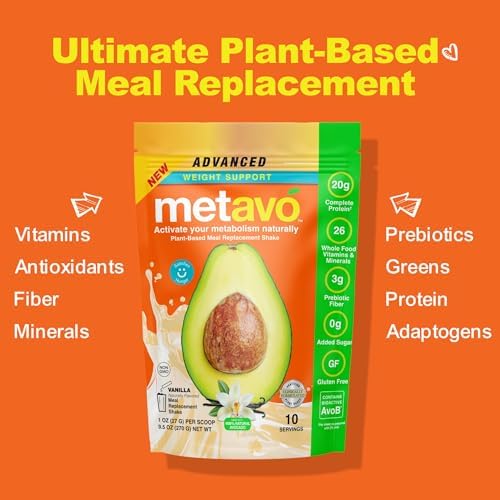 Metavo Advanced Weight Support Meal Replacement Vanilla MetavoUS supplements