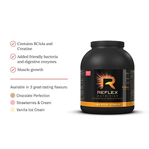 Reflex Nutrition One Stop Xtreme |Serious Mass Protein Powder | 55g Protein Reflex NutritionAu supplements