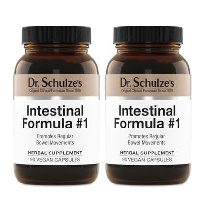 Dr. Schulze's Intestinal Formula #1 Colon Bowel Cleanse, 90 caps, 2 Count Dr. Schulze'sUS supplements