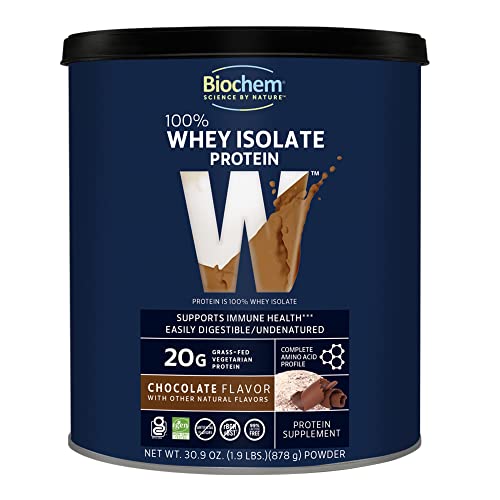 Biochem, Whey Protein Powder, 20g of Protein to Support Muscles and Intense Workouts BiochemUS supplements
