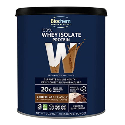 Biochem, Whey Protein Powder, 20g of Protein to Support Muscles and Intense Workouts BiochemUS supplements