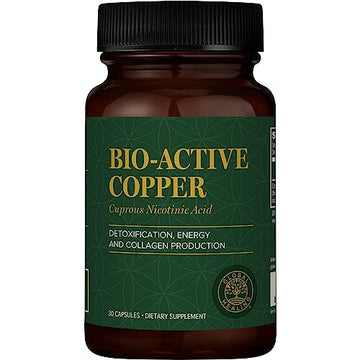 Global Healing Bio-Active Copper Supplement Cu1 - Cuprous Nicotinic Acid Helps Detox Global Healing CenterAu supplements