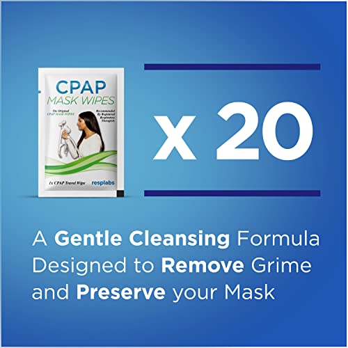 resplabs CPAP Mask Cleaning Wipes - Unscented, Alcohol-Free Cleaner RespLabs Medical Inc.US supplements