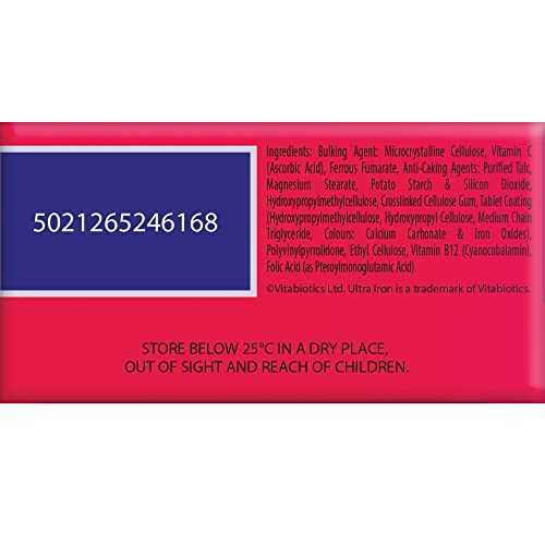 Vitabiotics Ultra Iron Tablets, Pack of 30 Vitabiotics UltraUS supplements