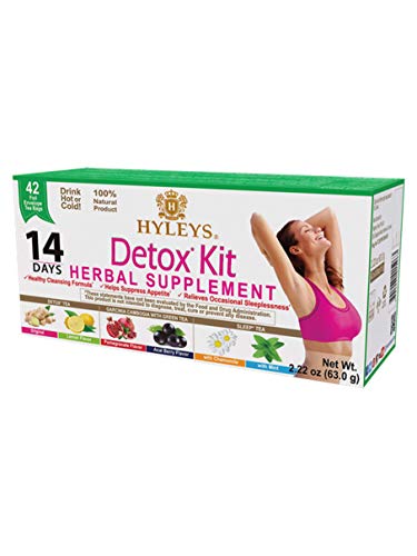 Hyleys Detox Tea 14 Days Kit - 42 Tea Bags - Herbal Supplement - Mother's Mother's Day HYLEYSUS supplements