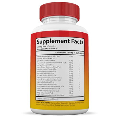 (4 Pack) Vital Fruits and Veggies Supplement Whole Food Red & Green Superfoods Justified LaboratoriesUS supplements