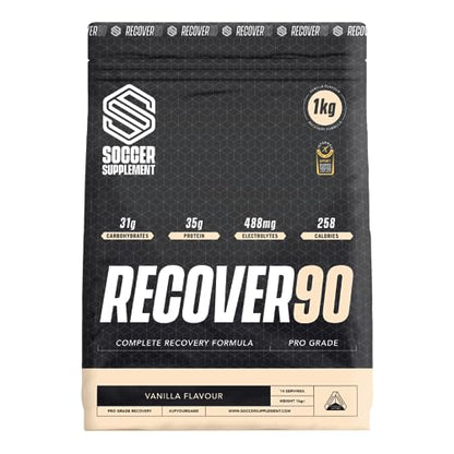 Soccer Supplement - Recover90® Complete Recovery Shake - 31grams of Protein Isolate SOCCER SUPPLEMENTUS supplements